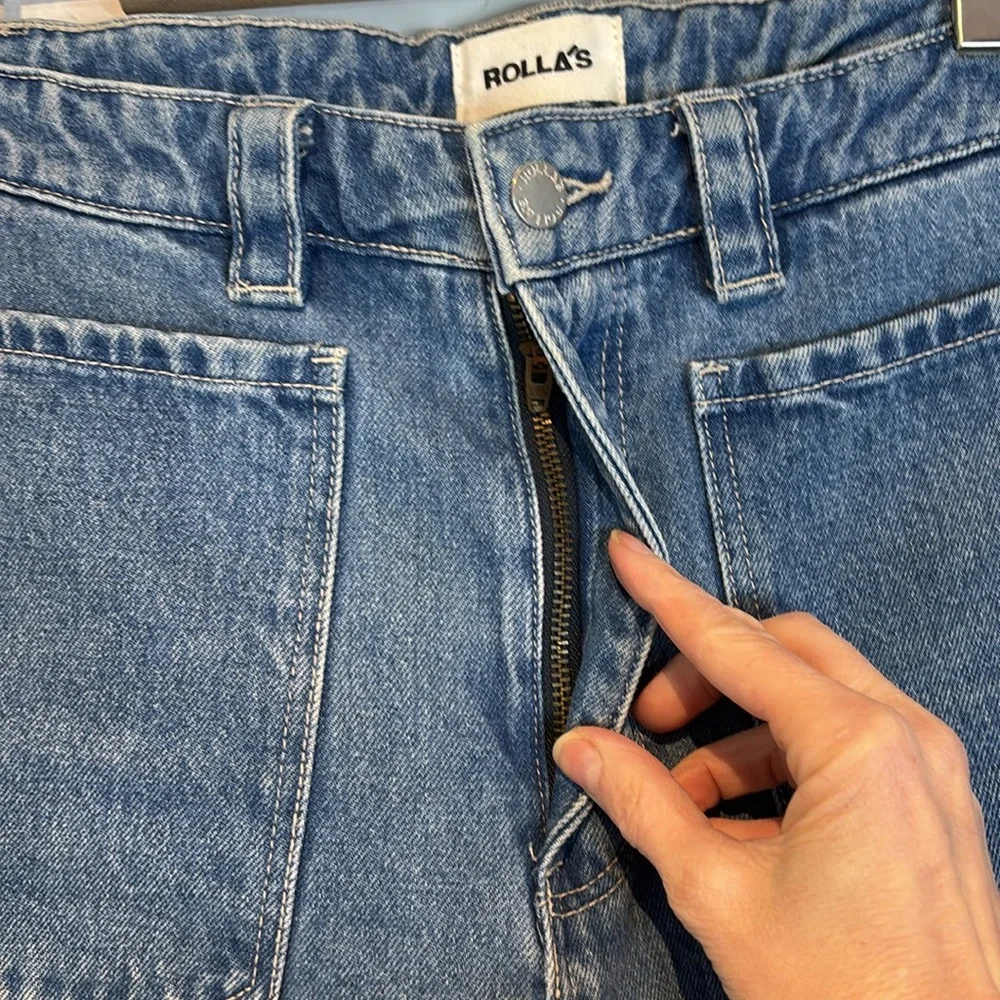 ROLLA'S High Rise Blue Jeans - Picture 9 of 15